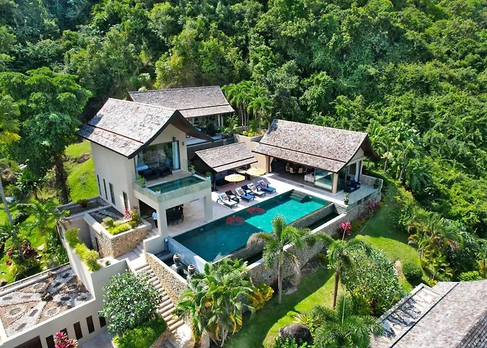 Villa Tiga - Luxury Pool Villa With Panoramic Sea Views In The Chaweng Hills